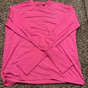 Small pink Nike running long sleeve.